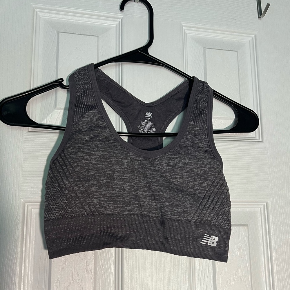 New Balance Women's dark purple Sports Bra